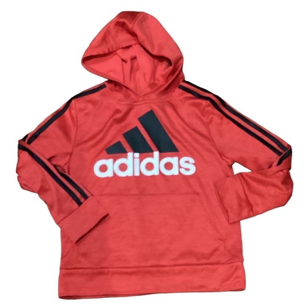 Adidas Red Hoodie Sz 8 Small